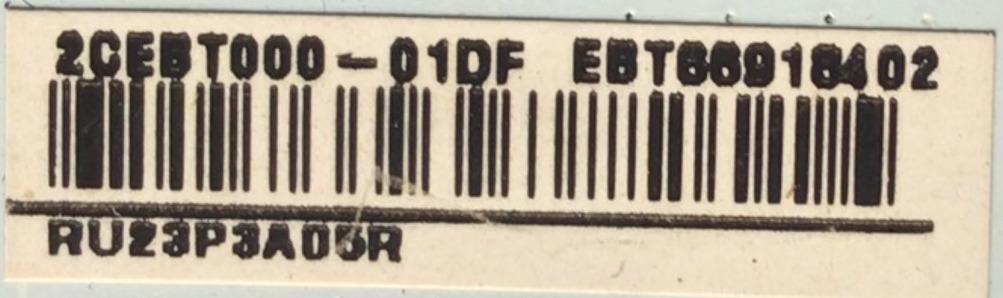 MAIN PARA SMART TV LG 4K / NUMERO DE PARTE EBT66918402 / EAX69790103 / 2CEBT000-01DF / RU23P3A05R / MODELO OLED55A2PUA.DUSQLJR - Imagen 2